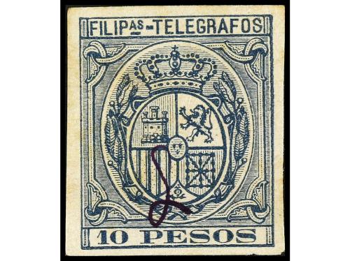 * COLONIAS ESPAÑOLAS: FILIPINAS. Ed. T 59/69s. TELÉGRAFOS. S