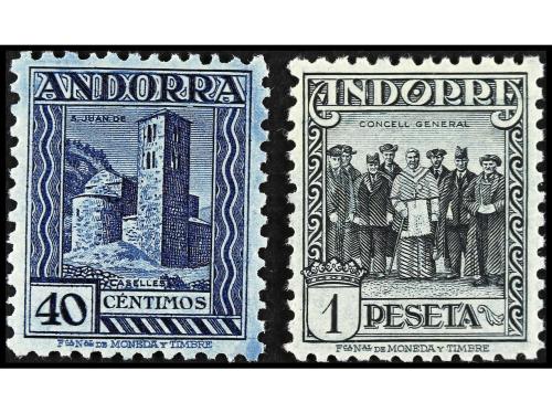 ** COLONIAS ESPAÑOLAS: ANDORRA. Ed. 28/44. SERIE COMPLETA, e