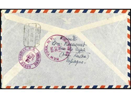 ✉ COLONIAS ESPAÑOLAS: ANDORRA. Ed. 48 (3), 50/53,. 1949. AND