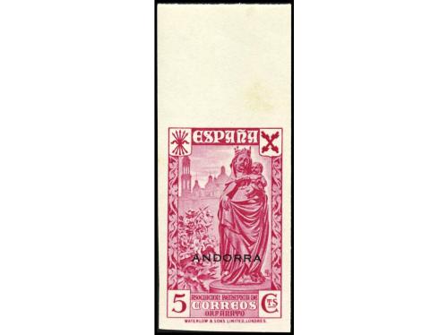 ** COLONIAS ESPAÑOLAS: ANDORRA. Ed. 1/6s. BENEFICENCIA. SERI