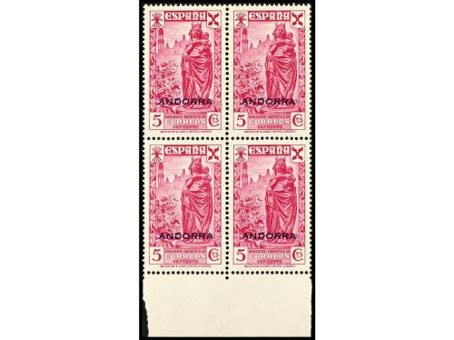 ** COLONIAS ESPAÑOLAS: ANDORRA. Ed. 7/12 (4). BENEFICENCIA. 