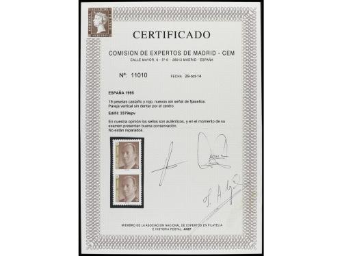 ** ESPAÑA. Ed. 3379spv. JUAN CARLOS I. 19 pts. castaño lila 