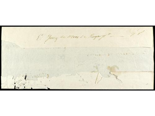 ✉ ESPAÑA: PREFILATELIA. LUGO. Frontal con parte de solapas, 