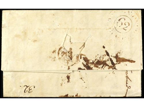 ✉ ESPAÑA: PREFILATELIA. 1804. VIGO. SOBRESCRITO de LONDRES a