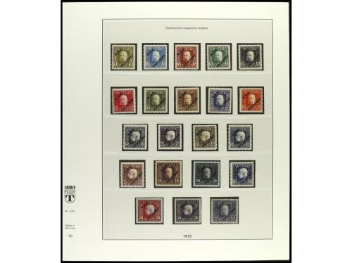AUSTRIA-HUNGRIA. Yv. 1/21 dent. y s/d, Netto 1/21 y 1/21U. 1