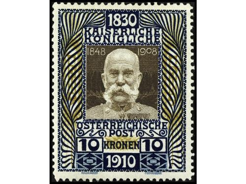 * AUSTRIA. Yv. 119/35. SERIE COMPLETA. 17 valores. Cat. 700&euro;