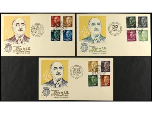 ✉ ESPAÑA. Ed. 1143/63. FRANCO. Serie completa. 21 valores en