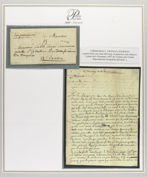 ✉ FRANCIA. CARTAS CIRCULADAS EN EL SIGLO XVII. Colección de 