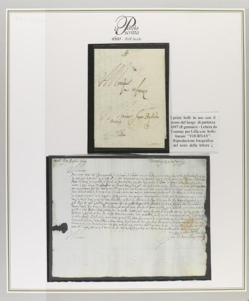 ✉ FRANCIA. CARTAS CIRCULADAS EN EL SIGLO XVII. Colección de 