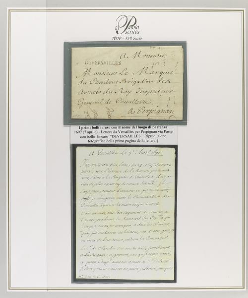 ✉ FRANCIA. CARTAS CIRCULADAS EN EL SIGLO XVII. Colección de 