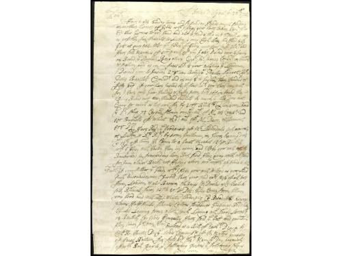 ✉ ESTADOS UNIDOS. 1711 (24 agosto). PHILADELPHIA a LIVERPOOL