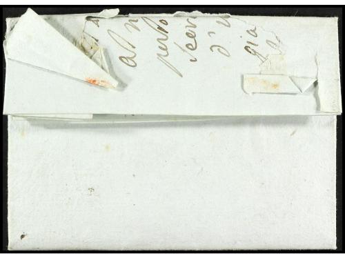 ✉ ITALIA. 1799 ca. CHAMBERY a PARIS. Carta completa con text