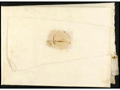 ✉ BELGICA. 1587 (20 Mayo). ROMA a BRUSELAS. Carta completa c