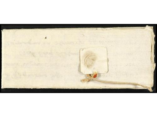 ✉ EGIPTO. 1418 (13 Feb.). ALEJANDRÍA a VENECIA. Carta comple