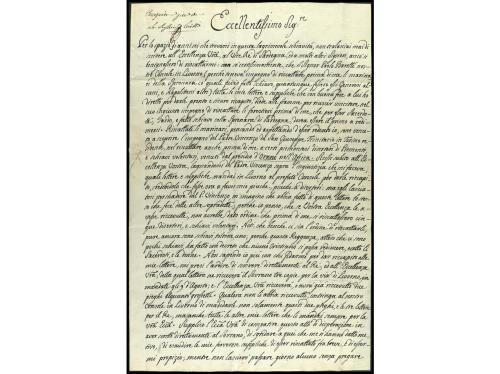 ✉ ESPAÑA: PREFILATELIA. 1792 (24 Agosto). TERRITORIOS ESPAÑO