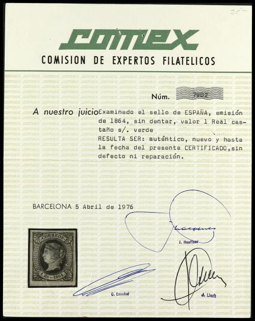 * ESPAÑA. Ed. 63, 65/8. Serie sin el 4 cuartos (poco valor).