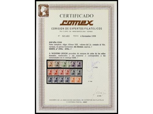 **/* ESPAÑA. Ed. 490/8s. SERIE COMPLETA, 10 valores en PAREJ