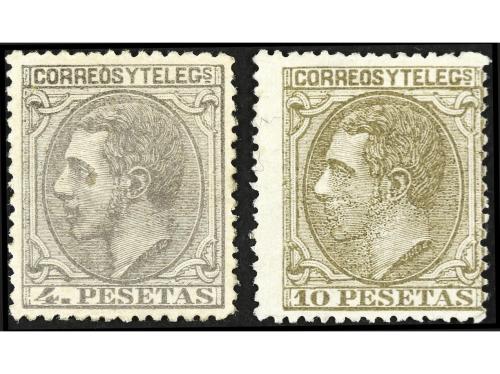 * ESPAÑA. Ed. 200/9. Serie completa de 10 valores. 25 c. sin