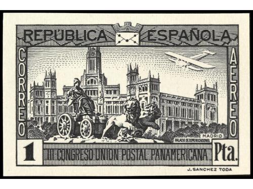 (*) ESPAÑA. Ed. 614/9. ENSAYOS DE PLANCHA. 5 cts. a 1 pta. J
