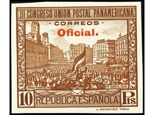 ** ESPAÑA. Ed. 620/9s. SERIE COMPLETA, 10 valores. SIN DENTA