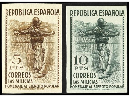 **/* ESPAÑA. Ed. 792/800s. SERIE COMPLETA, 9 valores SIN DEN