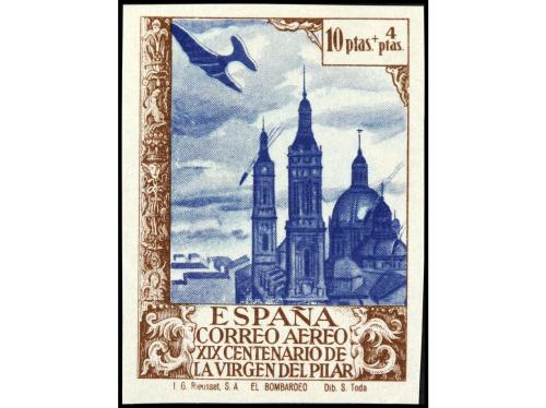 ** ESPAÑA. Ed. 904/13s. SERIE COMPLETA, 10 valores SIN DENTA