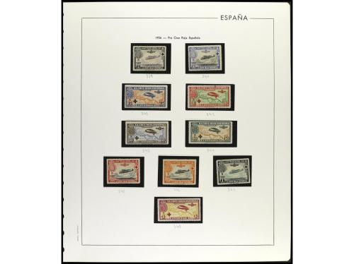* ESPAÑA. Ed. 325/401. SERIES COMPLETAS, 77 valores. Montado