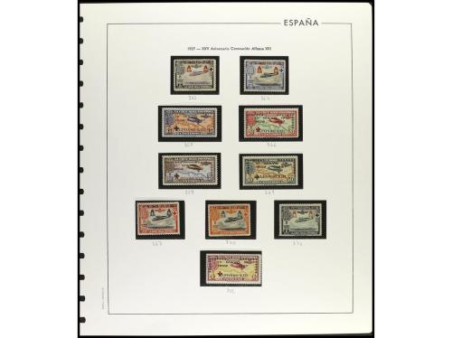 * ESPAÑA. Ed. 325/401. SERIES COMPLETAS, 77 valores. Montado