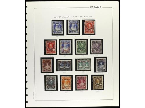 * ESPAÑA. Ed. 325/401. SERIES COMPLETAS, 77 valores. Montado