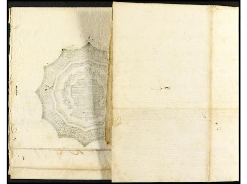 ✉ ESPAÑA: PREFILATELIA. 1646. Sobrescrito de PAMPLONA a VALE