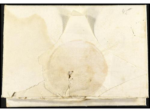 ✉ ESPAÑA: PREFILATELIA. 1699. Sobrescrito a PAMPLONA. Firmad