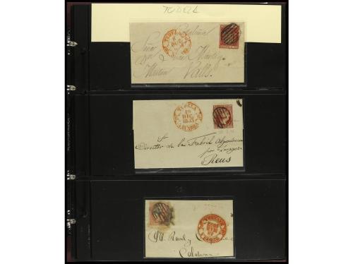 ESPAÑA. ESTAFETAS-NAVARRA. 1850-1880. Conjunto de aprox. 200