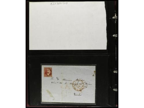 ESPAÑA. ESTAFETAS-NAVARRA. 1850-1880. Conjunto de aprox. 200