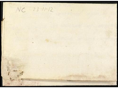 ✉ ESPAÑA: PREFILATELIA. (1830 ca.). Sobrescrito fechado 26 m