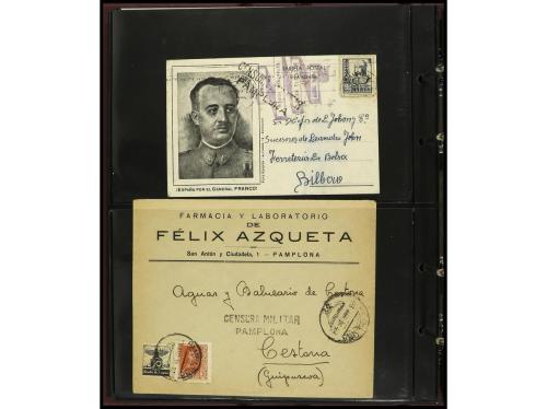 ESPAÑA. NAVARRA. GUERRA CIVIL. Conjunto montado en clasifica