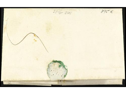 ✉ ESPAÑA: PREFILATELIA. 1844 (28 julio). Sobrescrito de YESA