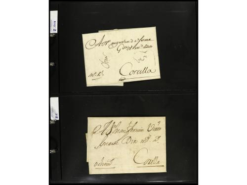 ✉ ESPAÑA: PREFILATELIA. NAVARRA. Conjunto de aprox. 200 sobr