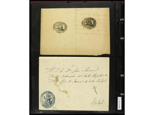 ✉ ESPAÑA: PREFILATELIA. NAVARRA. Conjunto de aprox. 200 sobr
