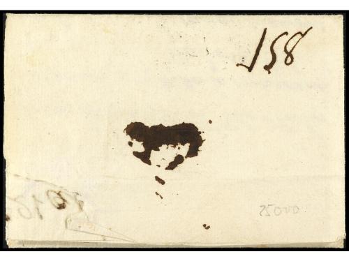 ✉ ESPAÑA: PREFILATELIA. 1771 (21 septiembre). Sobrescrito de