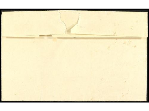 ✉ ESPAÑA. Ed. 6. 1851. Envuelta de CAPARROSO a MONTEAGUDO. 6
