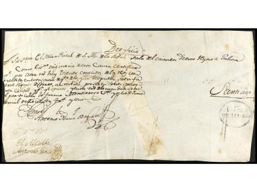 ✉ ESPAÑA: PREFILATELIA. Conjunto de 5 piezas: GALICIA, dos f
