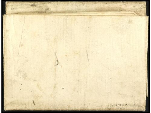 ✉ ESPAÑA: PREFILATELIA. 1612. Sobrescrito de MADRID a VERA (