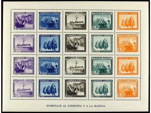 ** ESPAÑA. Ed. 849 (3). HB. 3 ejemplares. Cat. 150&euro;. 