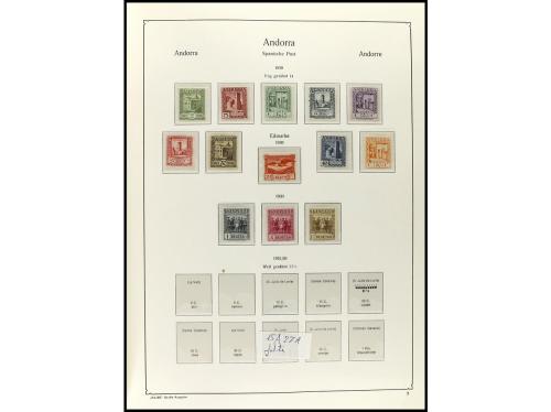 LOTES y COLECCIONES. ANDORRA ESPAÑOLA Y FRANCESA. Colección 