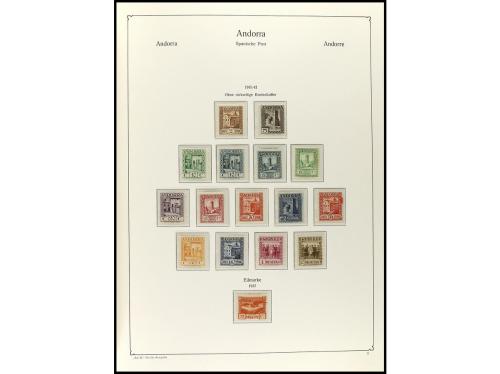 LOTES y COLECCIONES. ANDORRA ESPAÑOLA Y FRANCESA. Colección 