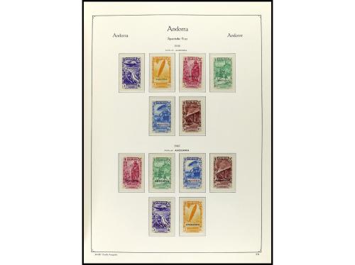 LOTES y COLECCIONES. ANDORRA ESPAÑOLA Y FRANCESA. Colección 