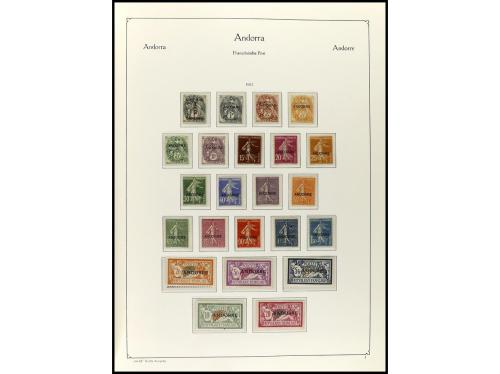 LOTES y COLECCIONES. ANDORRA ESPAÑOLA Y FRANCESA. Colección 