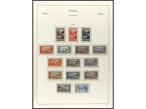 LOTES y COLECCIONES. ANDORRA ESPAÑOLA Y FRANCESA. Colección 