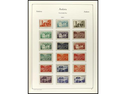 LOTES y COLECCIONES. ANDORRA ESPAÑOLA Y FRANCESA. Colección 