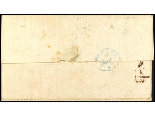 ✉ COLONIAS ESPAÑOLAS: CUBA. Ed. 18. 1867. Envuelta de ARCOS 